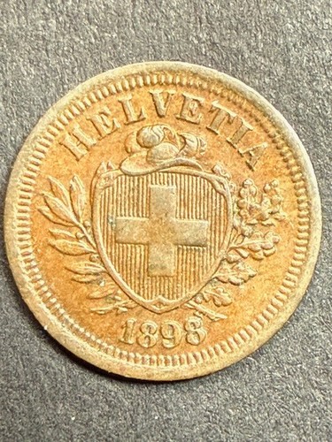 1898b svizzera rappen km - 1,