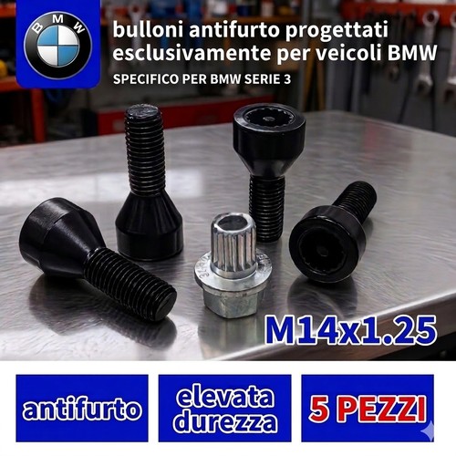 Kit bulloni antifurto - bulloni, per