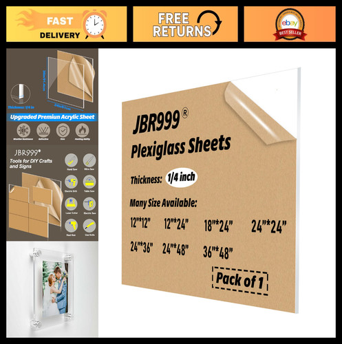 Clear plexiglass sheets 24x36 - clear,