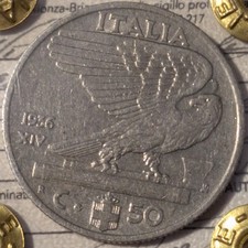 50 Centesimi 1936 Impero RARA