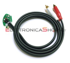 Cavo phono RCA Amphenol con PCB per Technics SL-1200/SL-1210 MK2 1,2M