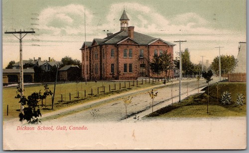 Postcard galt ontario c1908 - postcard,