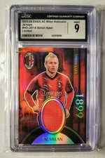 DAKA Milan 2023-24 Simon Kjaer #HO-JSY-6 Holocene Jersey Card  MINT 9 CGC