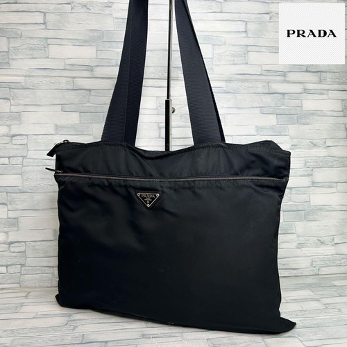 Borsa grande prada nylon - grande, nero