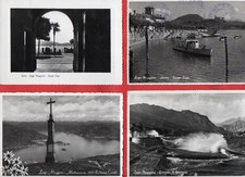 LAGO MAGGIORE VARI PAESI- LOTTO DI 62 CARTOLINE D'EPOCA BN -vedi foto e descriz
