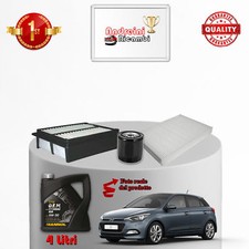 KIT TAGLIANDO FILTRI E OLIO HYUNDAI i20 II 1.2 62KW 84CV 2016 ->