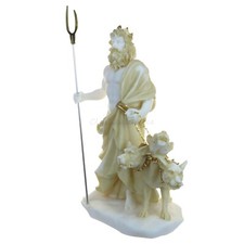 Statua antico dio greco ade - antico,