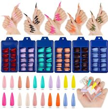 100Pcs False Nail Tips Matte
