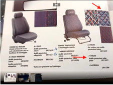 5911673 SERIE FODERE  PER FIAT