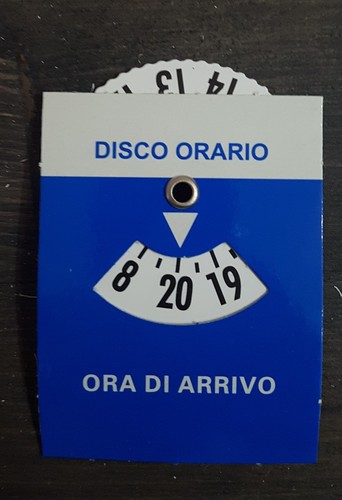 Disco orario per sosta - per, 9cm