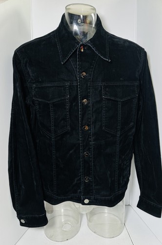 Giacca denim nera fendi logo - giacca,