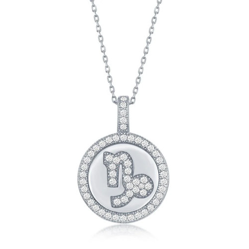 Sterling silver cubic - cubic, zirconia