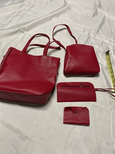 Borsa mano rossa solida - borsa,