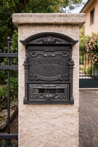 Cassetta postale alluminio - in,
