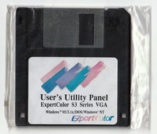 ExpertColor S3 Series VGA - User's utility panel - floppy disk 3.5