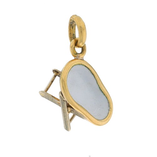 Oro giallo smalto - giallo,