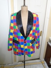 clown uomo giacca quadrata con