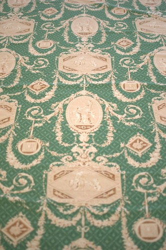 Tessuto toile jouy delphi - jouy, "delphi"