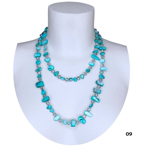 Blu mare collana madreperla - blu,
