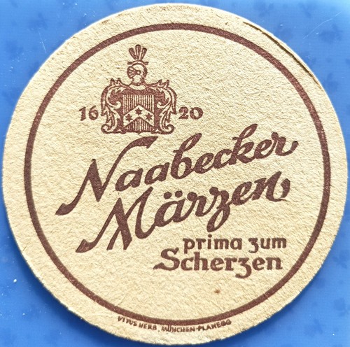 Vecchio sottobicchiere birra