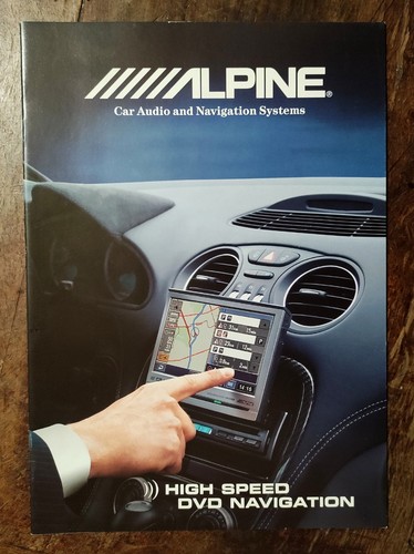 Depliant brochure alpine car - brochure,