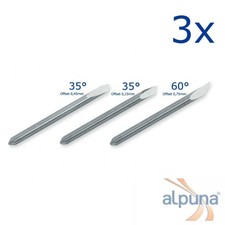 3 coltelli plotter 35° offset 0,35 f Summa D Summagraphics - ALPUNA coltello di qualità