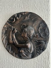 Vintage Art Nouveau Metal Wall