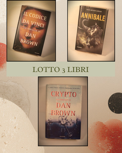 Lotto libri dan - dan, brown