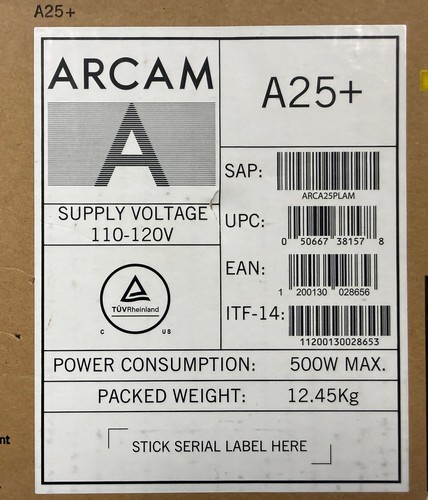 Arcam a25 amplificatore - arcam, a25+