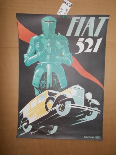 Manifesto promozionale fiat - promozionale,