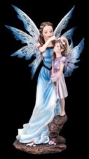 Statua D'Elfo Mary Con Figlia