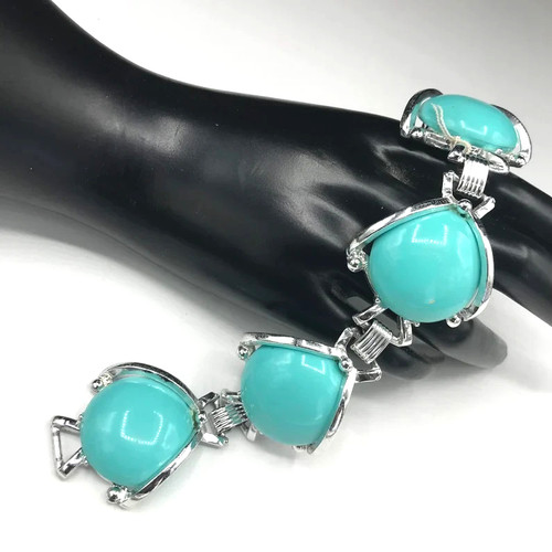Bracciale vintage anni - bracciale, aqua