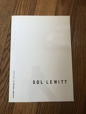 Sol lewitt exhibition catalog - lewitt,