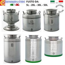 Fusto Olio Acciaio INOX 304