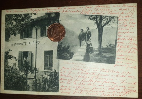 Vintage landscape postcard - vintage,