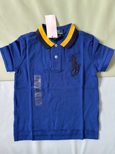 New POLO RALPH LAUREN Boy's Preppy Shirt Big Pony Cotton Mesh Size 2 2T NWT