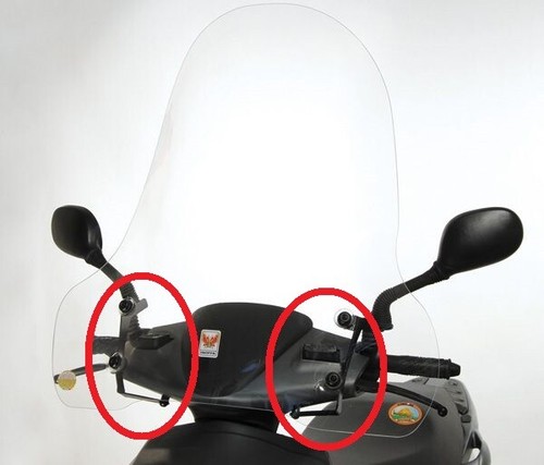 Attacchi parabrezza benelli - attacchi,