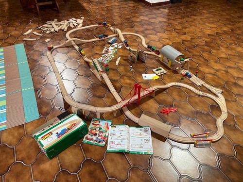 Ferrovia legno della - in,