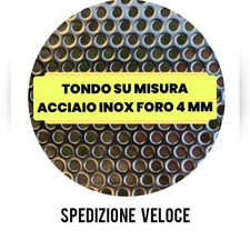 Lamiera forata acciaio inox