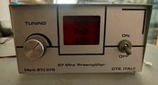 27 MHz Radio Amatoriale Pre-Amplificatore Mod. 27/375 - VINTAGE - NON TESTATO