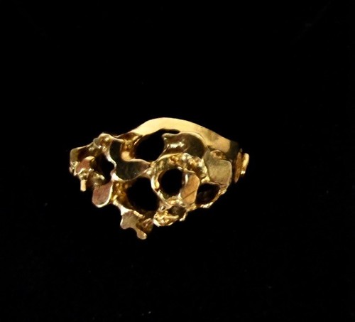 Anello pepita vintage oro - pepita, in