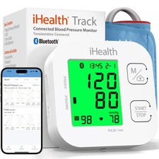 iHealth Track Monitor Smart BP, Polsino Ampio, Bluetooth, iOS/Android