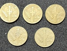Lotto n. 5 monete da 10