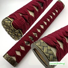 Manico Tsuka Vera Pelle di