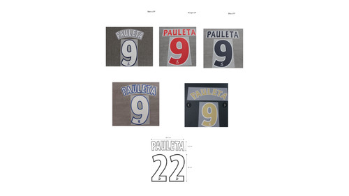 Pauleta patch flocage paris - pauleta,