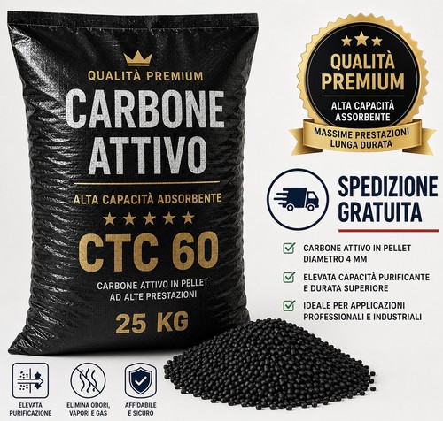 Carboni attivi ctc60 premium - carboni,