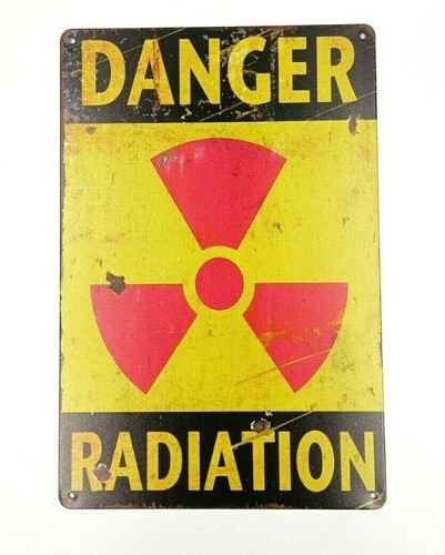 Targa danger warning radiation