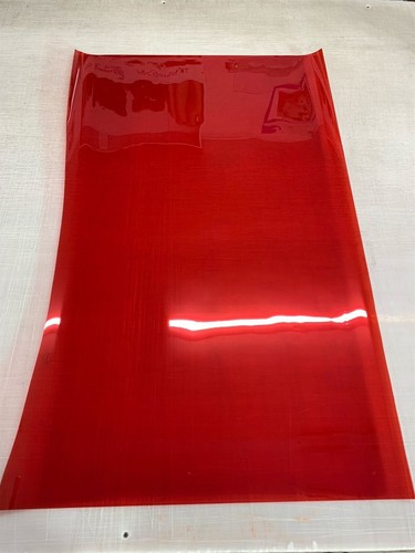Trasparente rosso pellicola - trasparente,