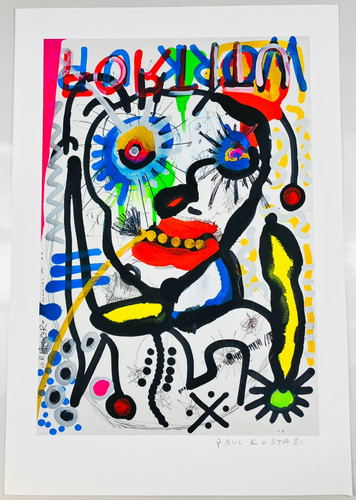 Paul kostabi giclée - paul,