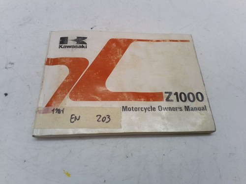 Kawasaki 1000 1981 libretto - z,